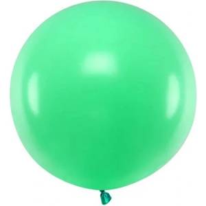 Party Deco Голям Латексов Балон 60 см - Зелен (olbom-003j)