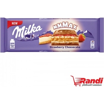 Milka Шоколад Milka Strawberry Cheesecake 300гр