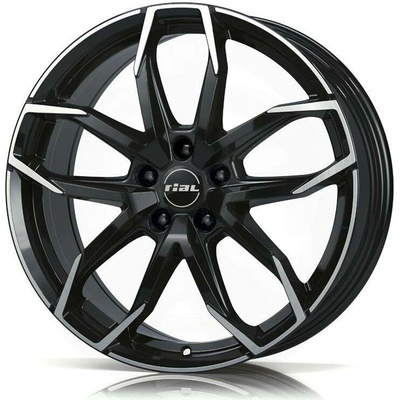Rial Lucca 8,5x20 5x108 ET45 matt black polished