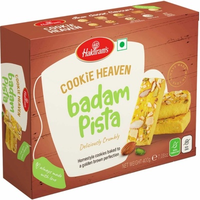 HALDIRAM'S Badam Pista Sušienky s mandľami a pistáciami 200 g