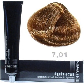 Selective Oligomineral Cream Color ante střední popelavá blond 7-01 100 ml