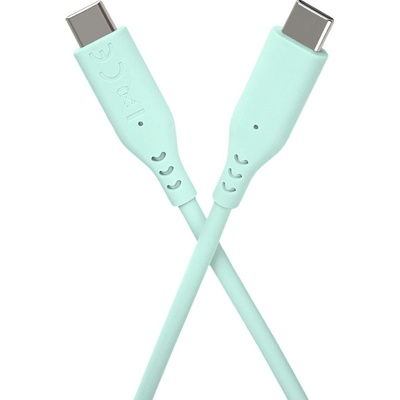 PremiumCord ku31sa15t s konektory USB-C 60W 480Mbps 1,5m tyrkysový