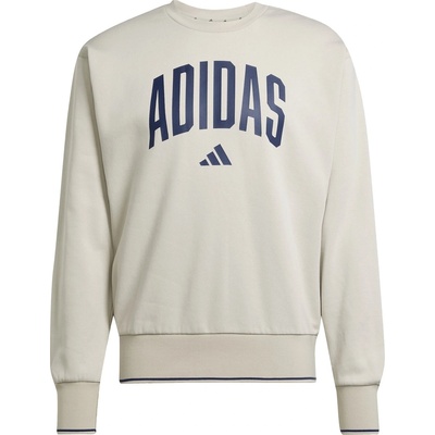 Adidas Мъжка блуза Adidas Collegiate Sweatshirt Mens - Alumina/Blue