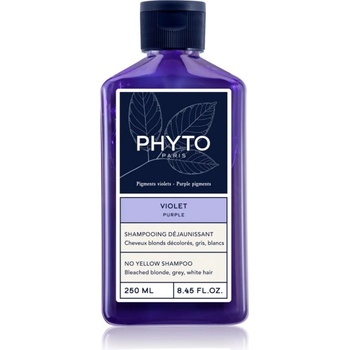 PHYTO Violet No Yellow Shampoo тониращ шампоан за блонд коса и коса с кичури 250ml