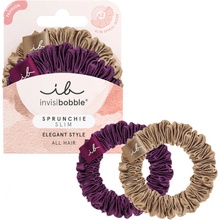 Ozdobné špirálové gumičky Invisibobble Sprunchie Slim The Snuggle Is Real - 2 ks