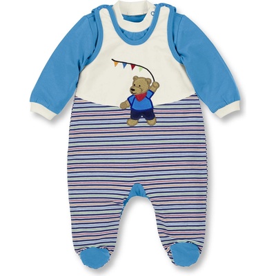 Sterntaler - Памучен бебешки комплект от 2 части - Мече