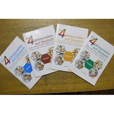 Die 4 Jahreszeiten auf Deutsch Čtyři roční období - 4x sešit komplet - Milada Kouřimská