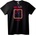 NOONEBRAND Тениска Аркадни 8-битови Ретро - 6XL, Black
