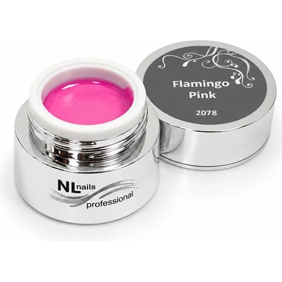 NL nails professional Uv Led barevný gel Flamingo pnk 5ml