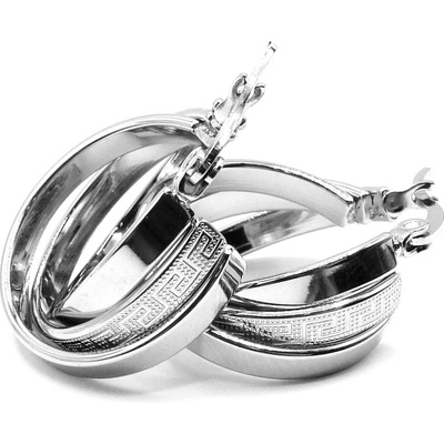 Steel Jewelry Náušnice KRUHY Chirurgická ocel NS250141