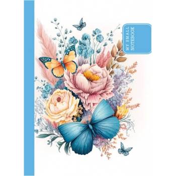 Бележник Bourgeois 105x148 48л. Бели Г. К. Цветя (1120108-227344-23126)