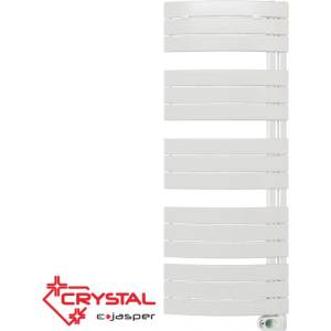 Crystal Електрическа лира за баня Crystal E-JASPER WHITE 600 W, бяла, 1380X550 mm (Crystal E-JASPER WHITE 600)