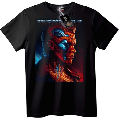 NOONEBRAND Тениска Terminator 2 - M, White