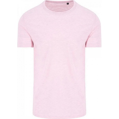 Melírové unisex tričko v pastelových barvách Just Ts Růžová JT032
