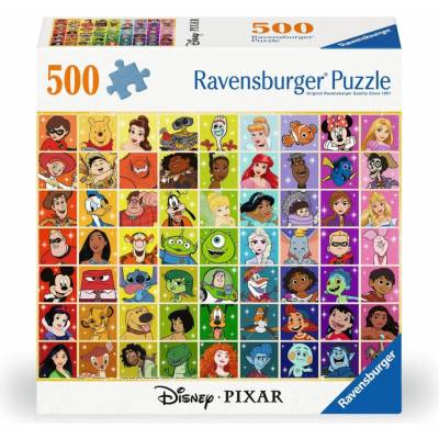 Ravensburger Barevná paleta Disney & Pixar 500 dílků
