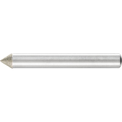 Pferd 36470126 | Diamantové brúsne teliesko s galvanickým pojivom špicatý tvar kužeľový SK DSK 6,0-60°/6, D 126