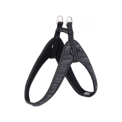 Rogz FAST FIT Small/ Medium - Модерен нагръдник с подплата за кучета, 16мм/47 см. - черен