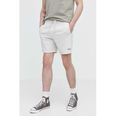 Hollister Co Къс панталон Hollister Co. в сиво с меланжов десен (KI328.4057.112)