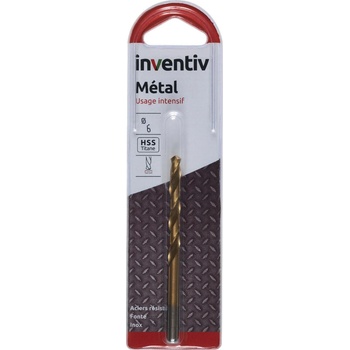Inventiv СВРЕДЛО МЕТАЛ hss-tin Ф6 inventiv (3603743117522)