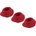 Womanizer Type A Stimulation Heads Premium, Classic, Liberty M Red 3 Pack