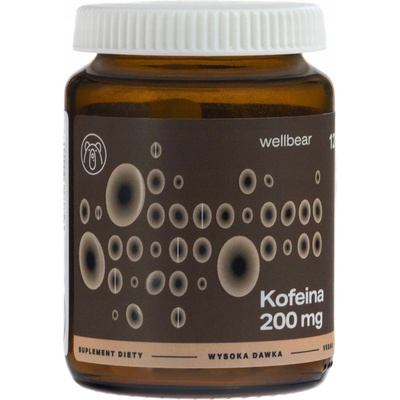 Wellbear Kofeín 200 mg 120 tabliet