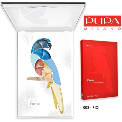Pupa Parrot 003 Rio 010284A003 грим палитра за очи