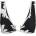 Seafolly Дамско бикини горнище Seafolly Mayflower Ring Front Tank Bikini top - Black - размер 34 (EU) (150-6644-0112)