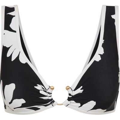 Seafolly Дамско бикини горнище Seafolly Mayflower Ring Front Tank Bikini top - Black - размер 34 (EU) (150-6644-0112)