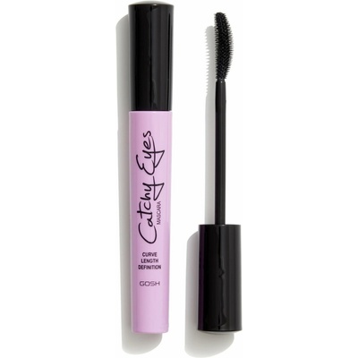 Gosh Catchy Eyes řasenka pro prodloužení a oddělení řas Black 8 ml