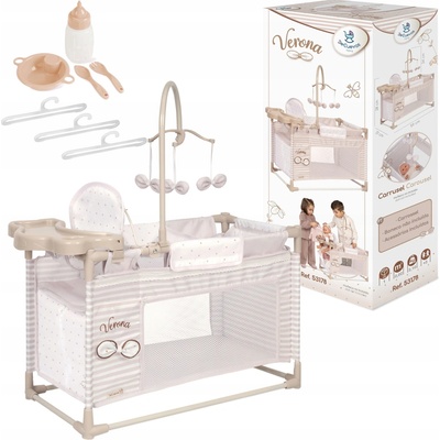 DeCuevas 53178 Moje první postýlka pro panenky s hracím centrem Verona 2025 – Zboží Mobilmania