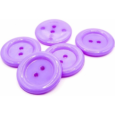 Dierkový maxi gombík - fialová - priemer 3,8 cm