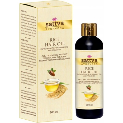 Sattva ryžový olej na vlasy 200ml