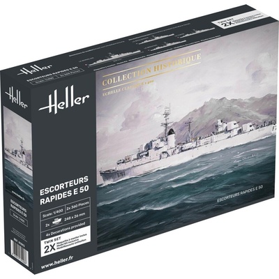 Heller Escorteurs Rapides E 50 Collection Historique 81093 1:400