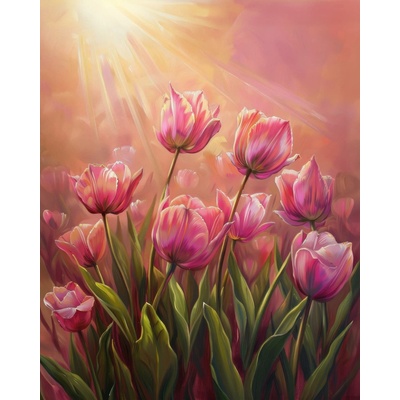 ZUTY Obrazy na stenu - TULIPÁNY Rámovanie: bez rámu a bez vypnutia plátna, Rozmer: 40x50 cm