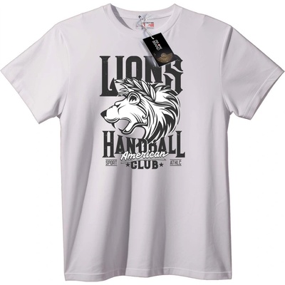 NOONEBRAND Тениска Хандбален клуб Lions - 2XL, White