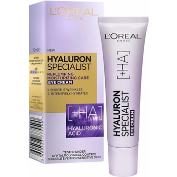 Image 1 of L'Oréal hyaluron specialist околоочен крем хиалуронова киселина, 15 мл
