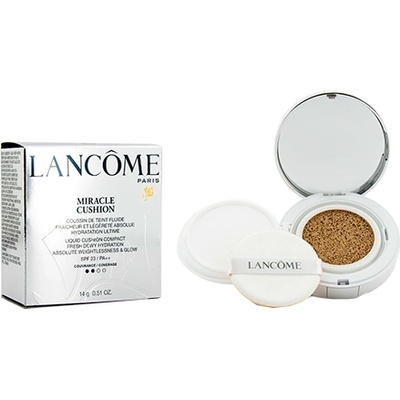 Lancome Miracle Cushion Liquid Cushion Compact фон дьо тен-флуид spf 23 в гъбичка пълнител за жени 14 гр