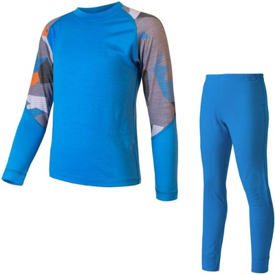 Sensor Merino Impress detský set modrá