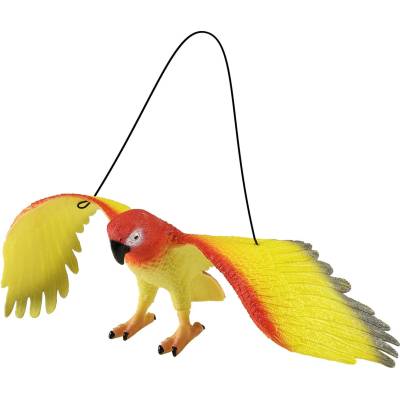 Rappa Фигурка Rappa - Папагал, с червено, 30 cm (380158-1)