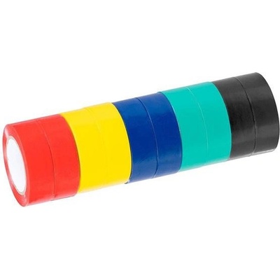 Strend Pro Páska izolačná 19 mm x 10 m farebný mix 10 ks 2173069