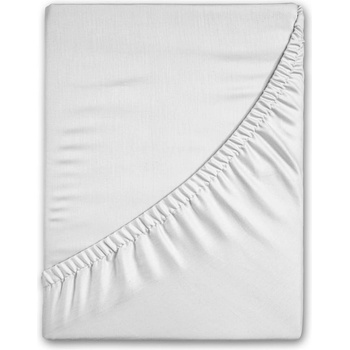 Good Morning Бял еластичен фланелен чаршаф 180x200 cm - Good Morning (0310.00.46)