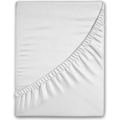 Good Morning Бял еластичен фланелен чаршаф 180x200 cm - Good Morning (0310.00.46)