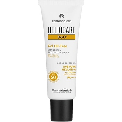 Heliocare 360° Gel Oil-Free слънцезащитен гел за лице spf 50 унисекс 50 мл