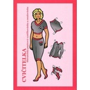 Cvičitelka sběratelská papírová vystřihovánka a omalovánka