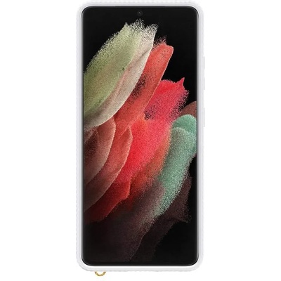 Samsung Protective Hard Cover EF-GG998CW - оригинален хибриден кейс за Samsung Galaxy S21 Ultra (бял)