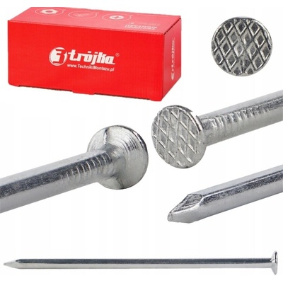 Stavební hřebíky 80mm 3x80 3 palce černé hladké 5 kg