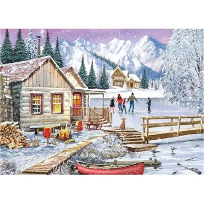 Gibsons - Puzzle Winter in the hut - 1 000 piese
