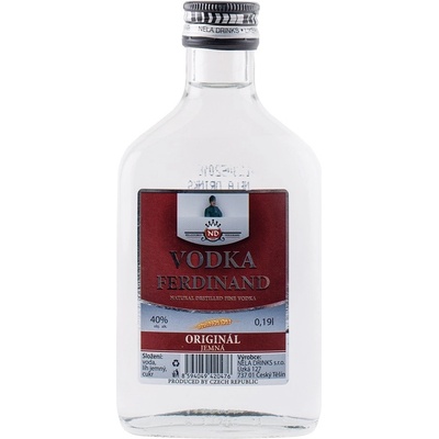 Ferdinand Vodka 40% 0,19 l (holá láhev)