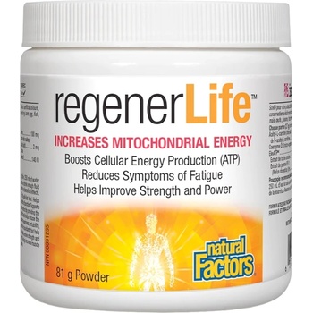 Natural Factors RegenerLife Increases Mitochondrial Energy, 81 g, Natural Factors