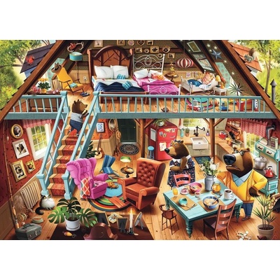RAVENSBURGER Pristihnutá! Mášenka a tri medvede 1000 dielov